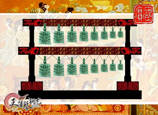 16件晉侯穌青銅編鐘，西周時(shí)期編鐘編磬